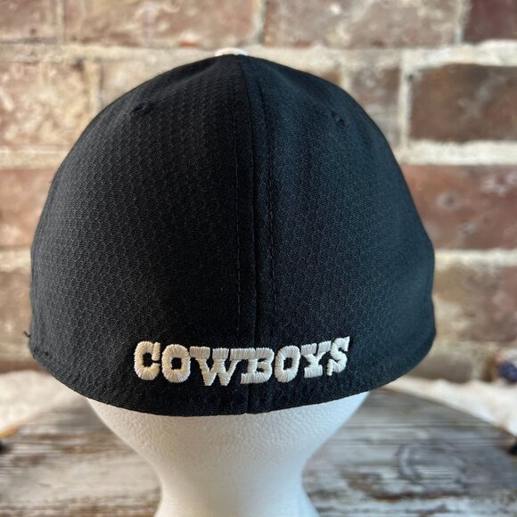 New Era 39THIRTY DALLAS Cowboys 2018 NFL On Field Sideline Men's Black OSFA - Picture 4 of 8